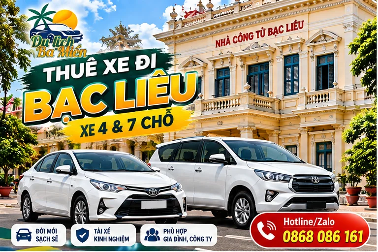 Thu&ecirc; Xe Đi Nh&agrave; C&ocirc;ng Tử Bạc Li&ecirc;u