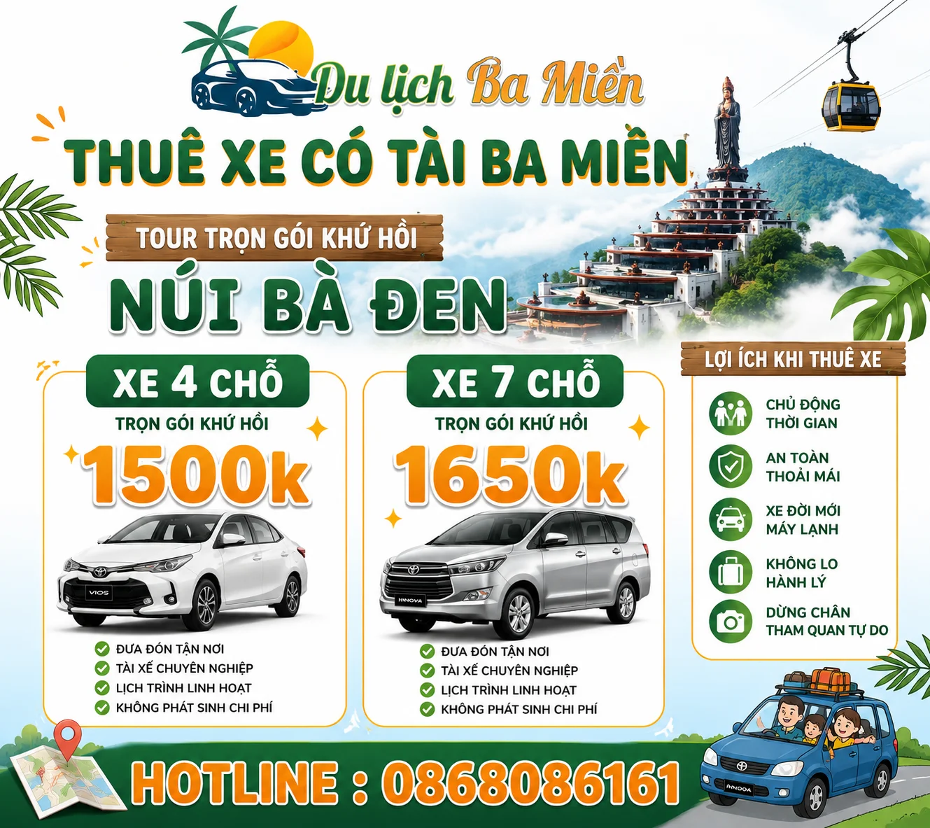 DU LỊCH BA MIỀN