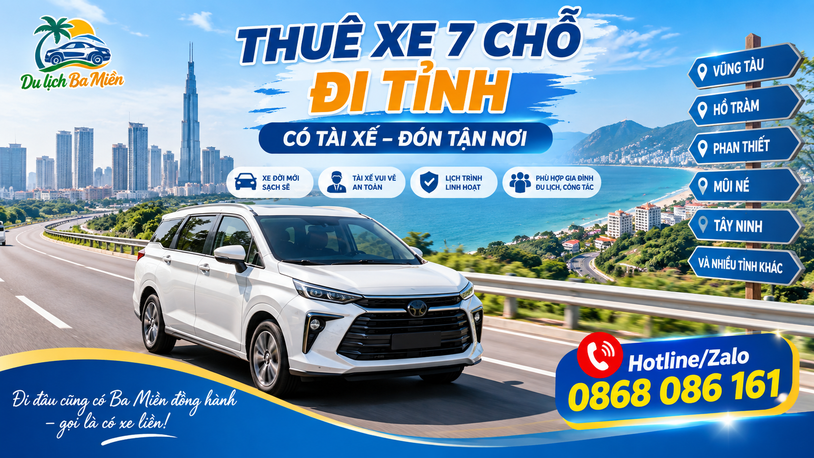 Thu&ecirc; xe 7 chỗ